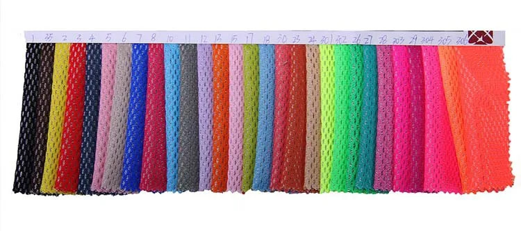 160gsm soft double color nylon mesh fabric for glasses case