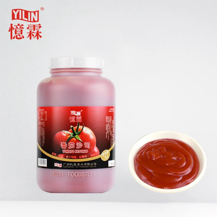 YILIN 3kg fresh ketchup tomato sauce from tomato sauce YILIN company