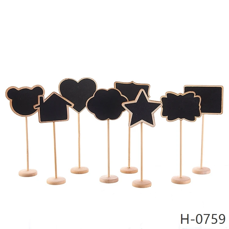 Rustic Wood Table Numbers Holder Wood Place Card Holder Party Wedding Table Name Card Holder Memo Note Card