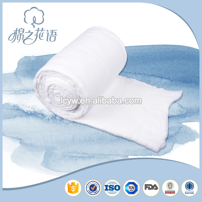 Очистки стоматологических расходных медицинской ваты рулон завод