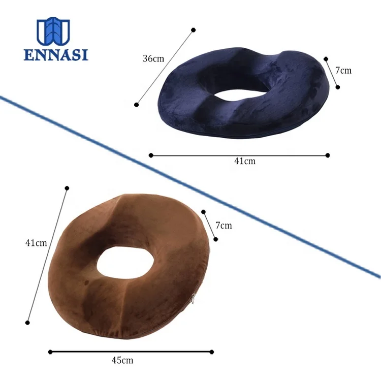 Hot Selling Tailbon Cushion Donut Memory Foam Hemorrhoids Seat Cushion for Tailbone Coccyx Pain Relief