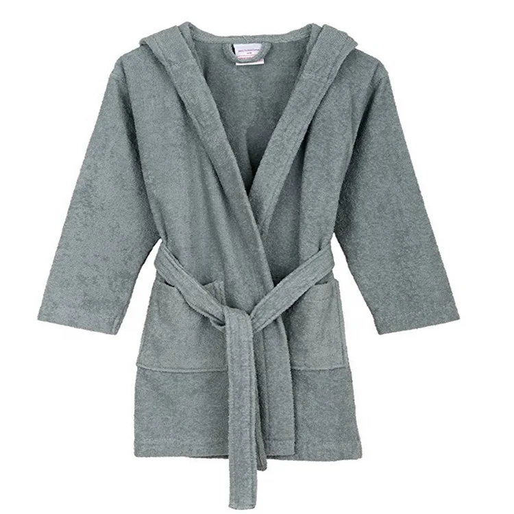 
wholesale Luxury Warm Long Kimono Bath Robe Cotton Custom Kid Bathrobe 