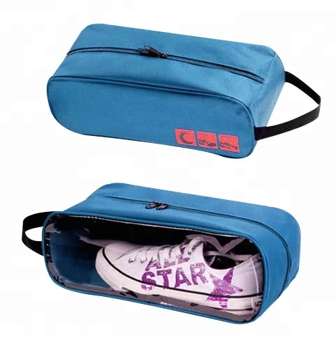 600D RPET Factory Supply Cheapest Price Custom Cosmetic Bag Makeup Polyester Shoe Bags