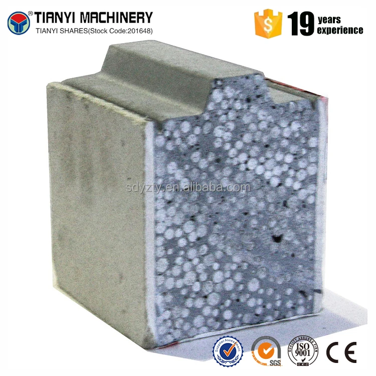 Eps and cement sandwich panel production line/lightweight wall materials precast concrete lightweight wall panel machine