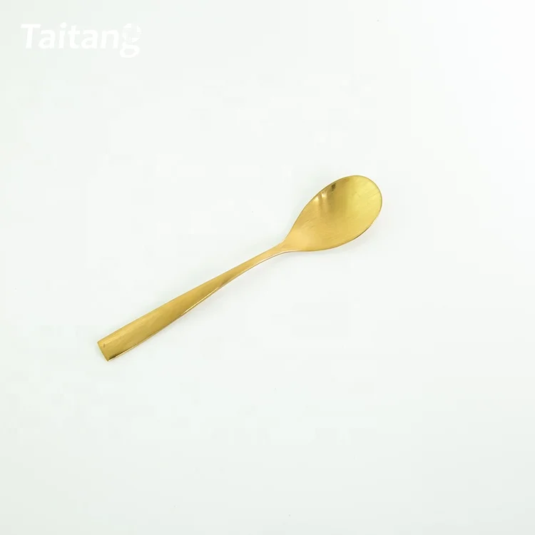 4pcs spoons forks knives stainless steel gold wedding cutlery