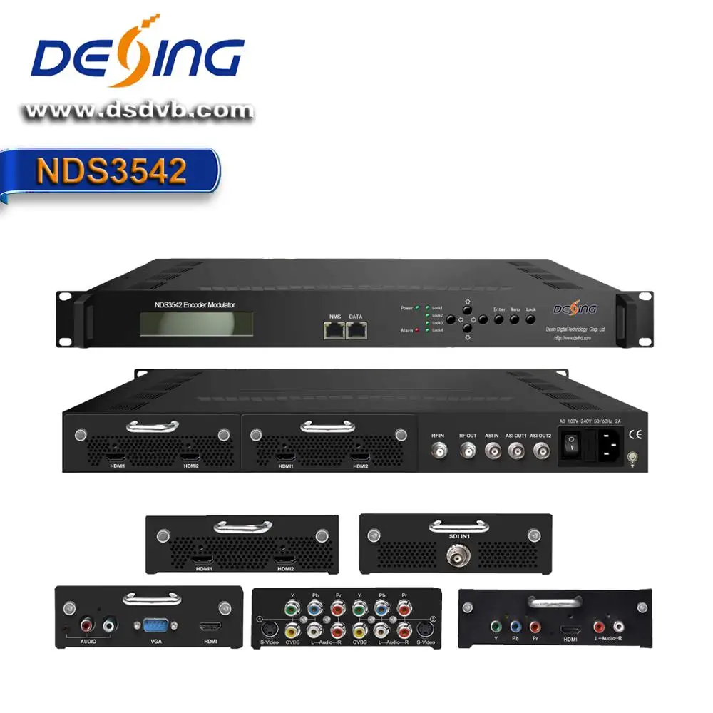 mpeg2 HD mpeg4 HD Video encoder modulator