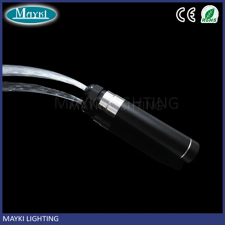 
whip shaped fiber optic dance 