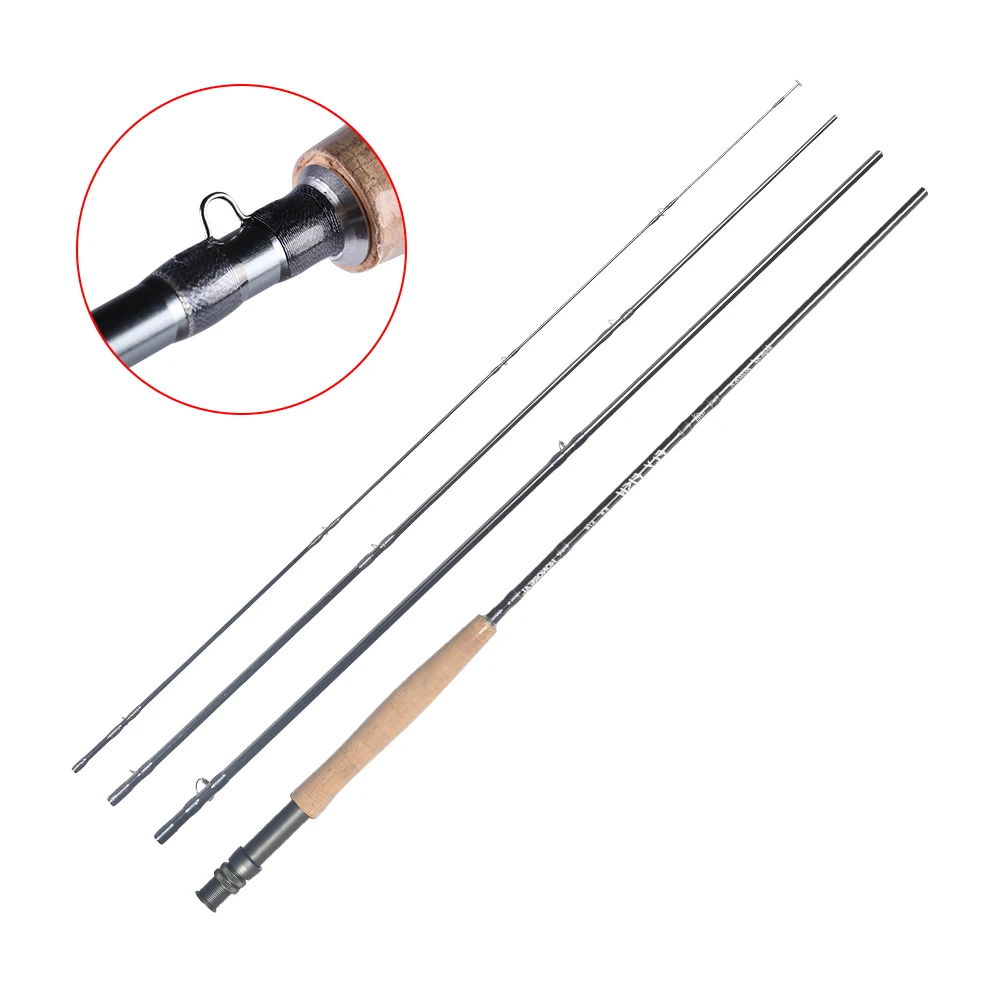 HONOREAL Carbon Fly Rod Fly Fishing Pole for Salmon