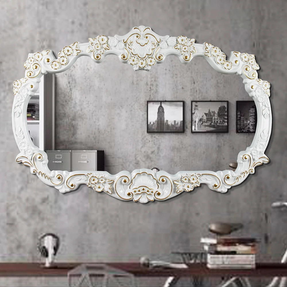 Home designer decoration wall mirror large size framed bathroom mirror