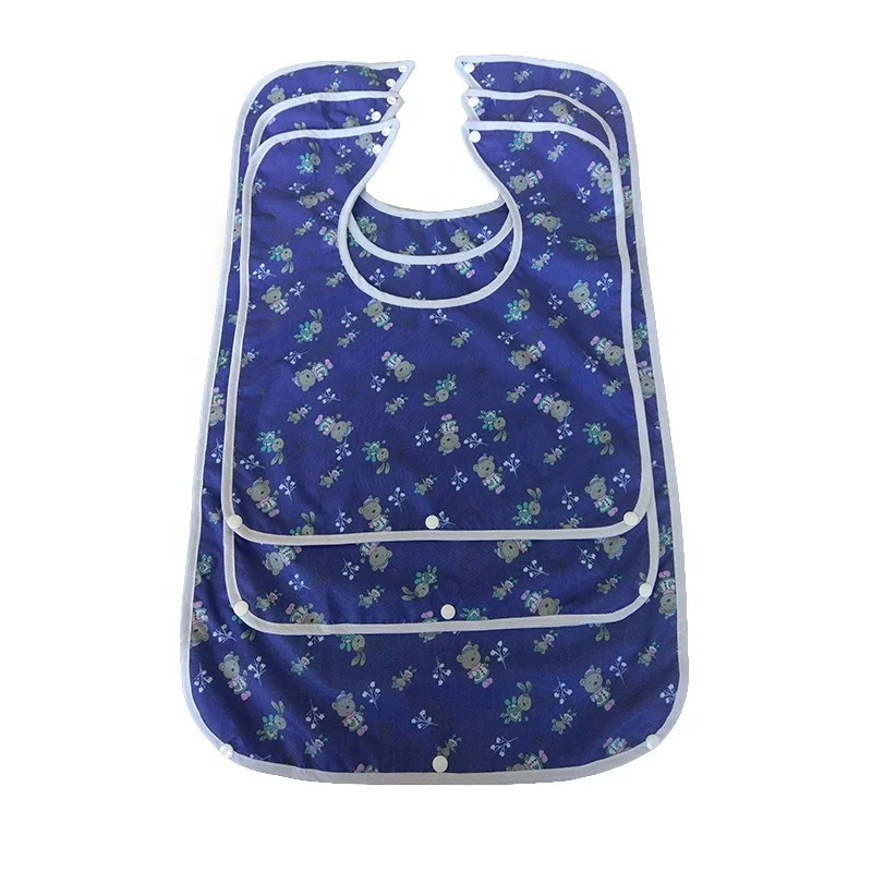 
2019 new design printed shirtsafe adult towel bib aprons terry towel bib 