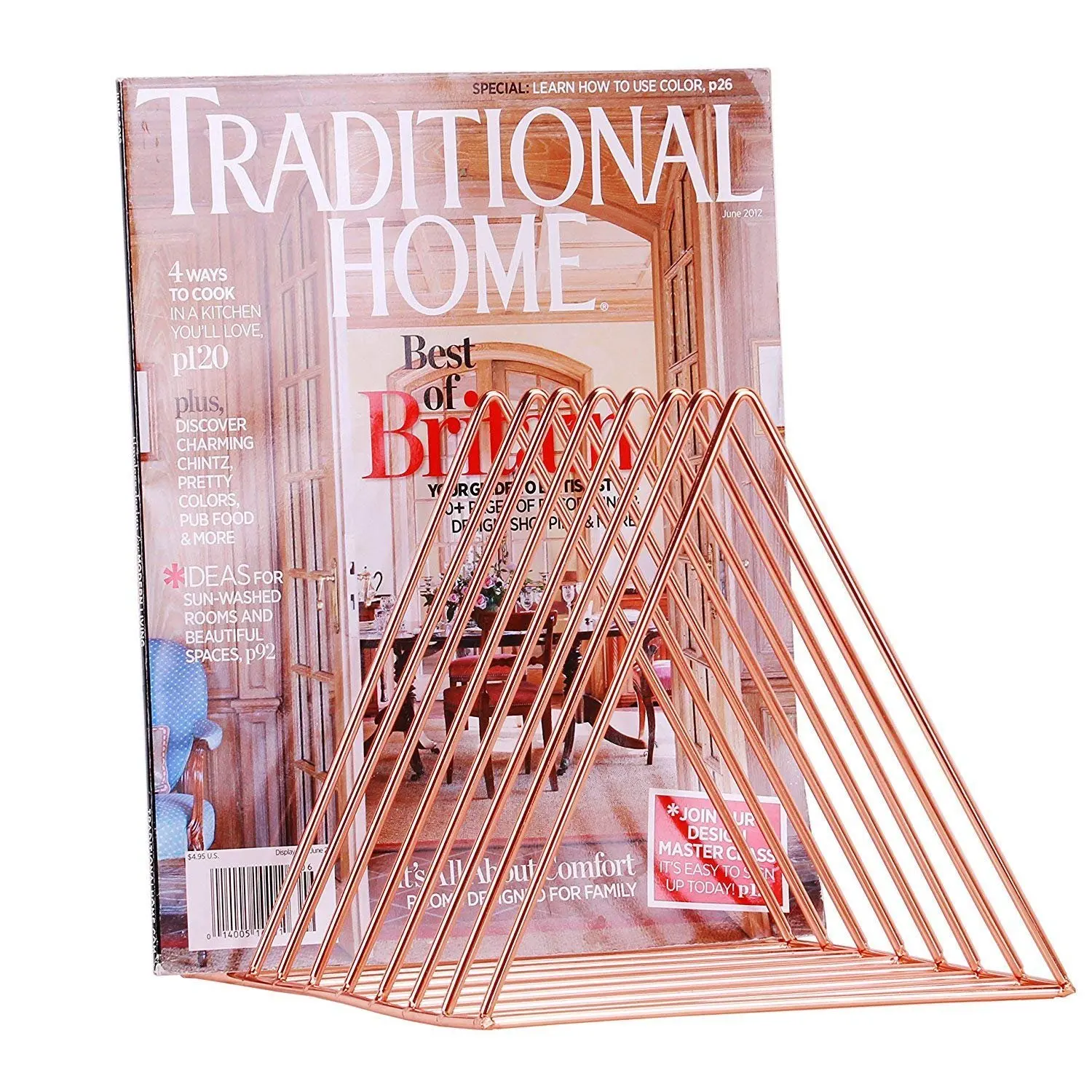 Металлическая подставка для банок с золотой цвет книга сортировки Лидер продаж держатель писем Органайзер