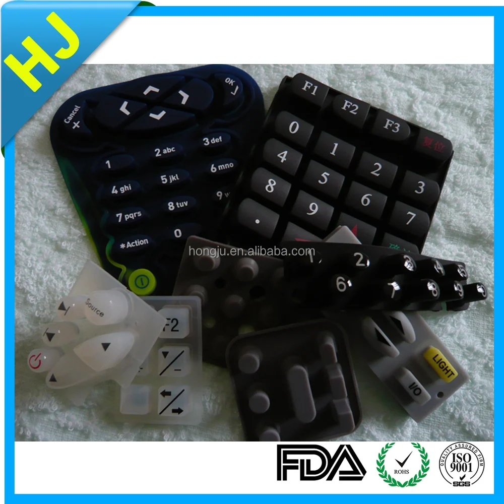 Поставить все виды Дистанционного управления проводящие силиконовые резиновые клавиатуры с конкурентоспособной ценой