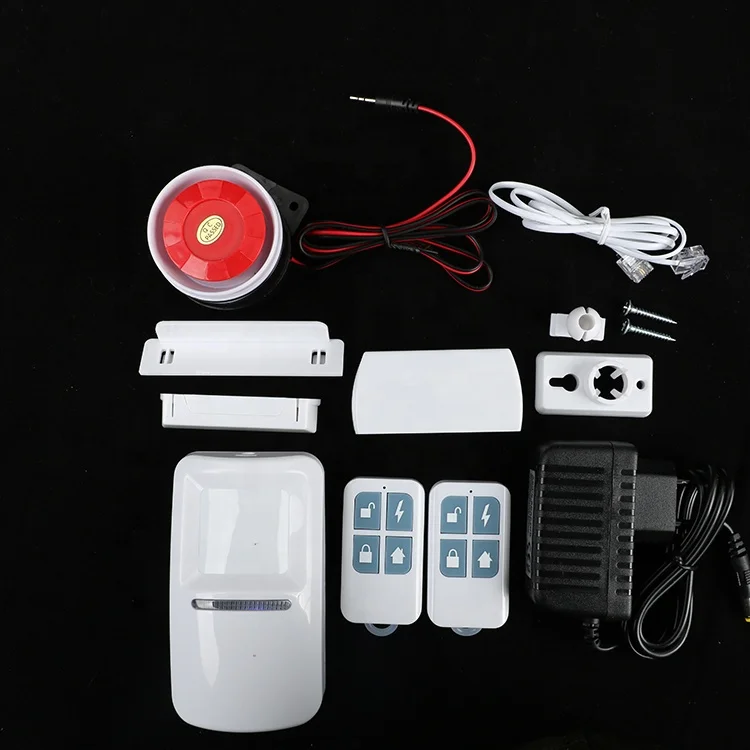 Hot sale Auto Dial PSTN&GSM Dual Network Burglar Security Alarm System Intruder Alert Wireless GSM Home Alarm System