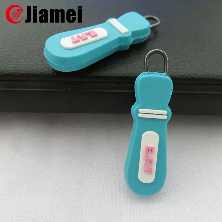 
Custom Zip Lock Bags Logo Zinc Alloy Zipper Puller 