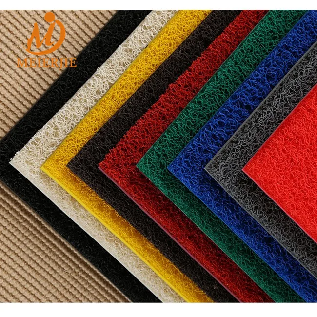 Non-slip waterproof rubber pvc coil cushion mat pvc floor mat carpet