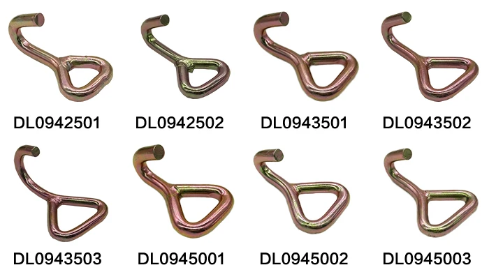 38mm Zinc plate Single J Hook for Smart Strap