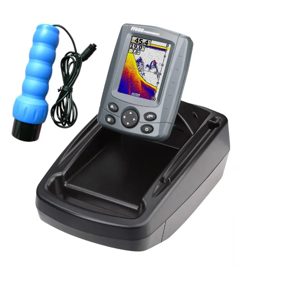 HD carp fishing sonar fish detector, echo sounder and fish finder