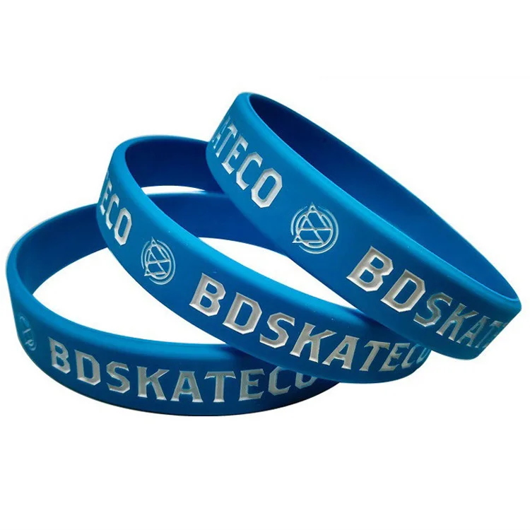 OEM-логотипы силиконовый браслет с принтом