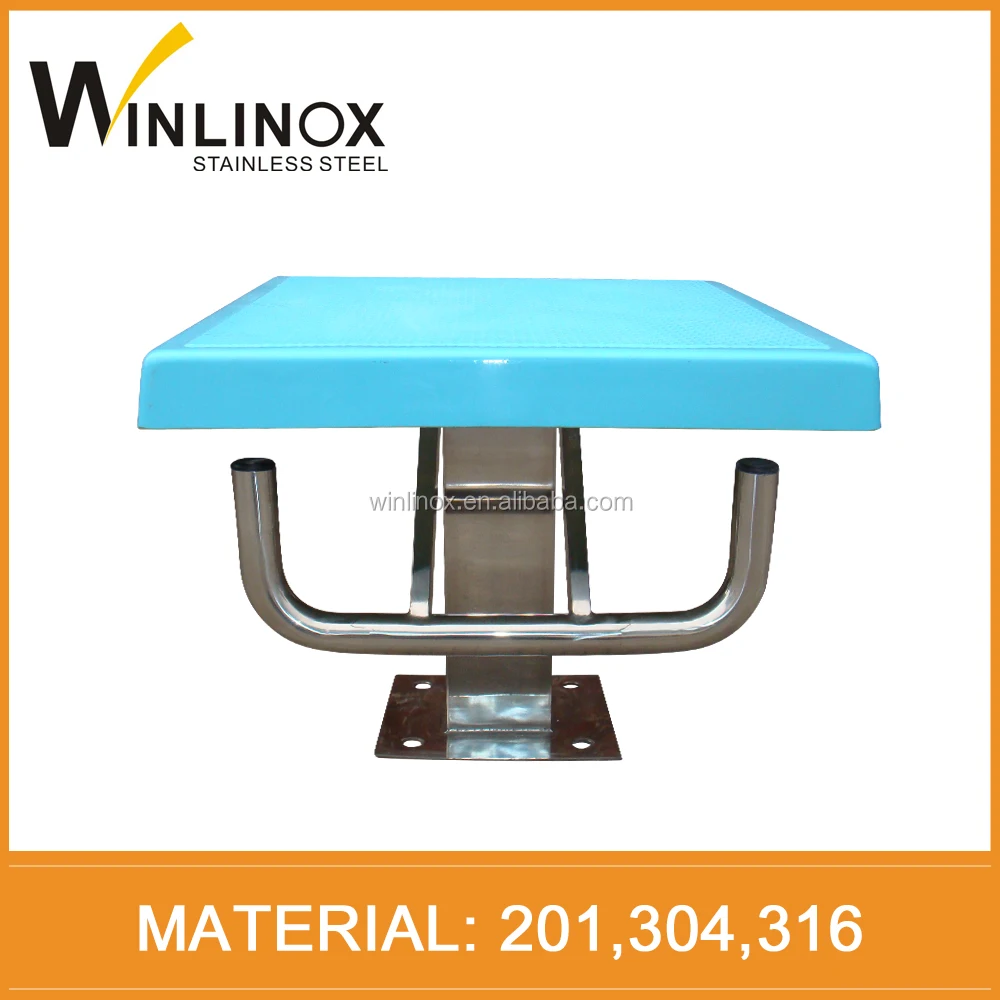 Завод inox starting block for swimming pool, дайвинг стартовой платформы