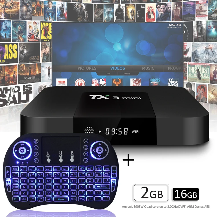 
S Android TV Box High quality Mini TV Box Full HD Reseller Free Test TV Box 