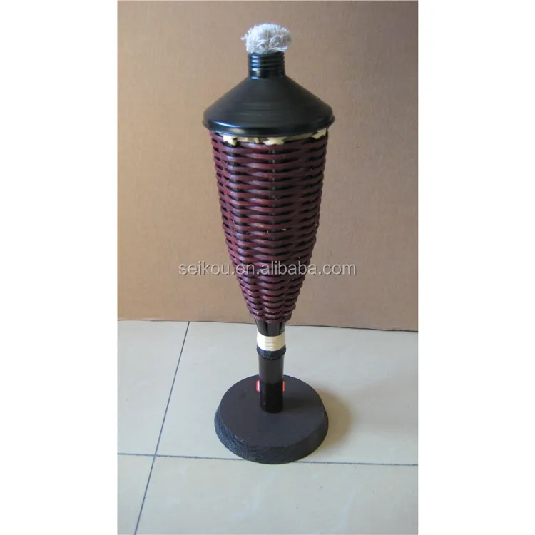 
Bamboo Tiki Tabletop Light Set of 2 