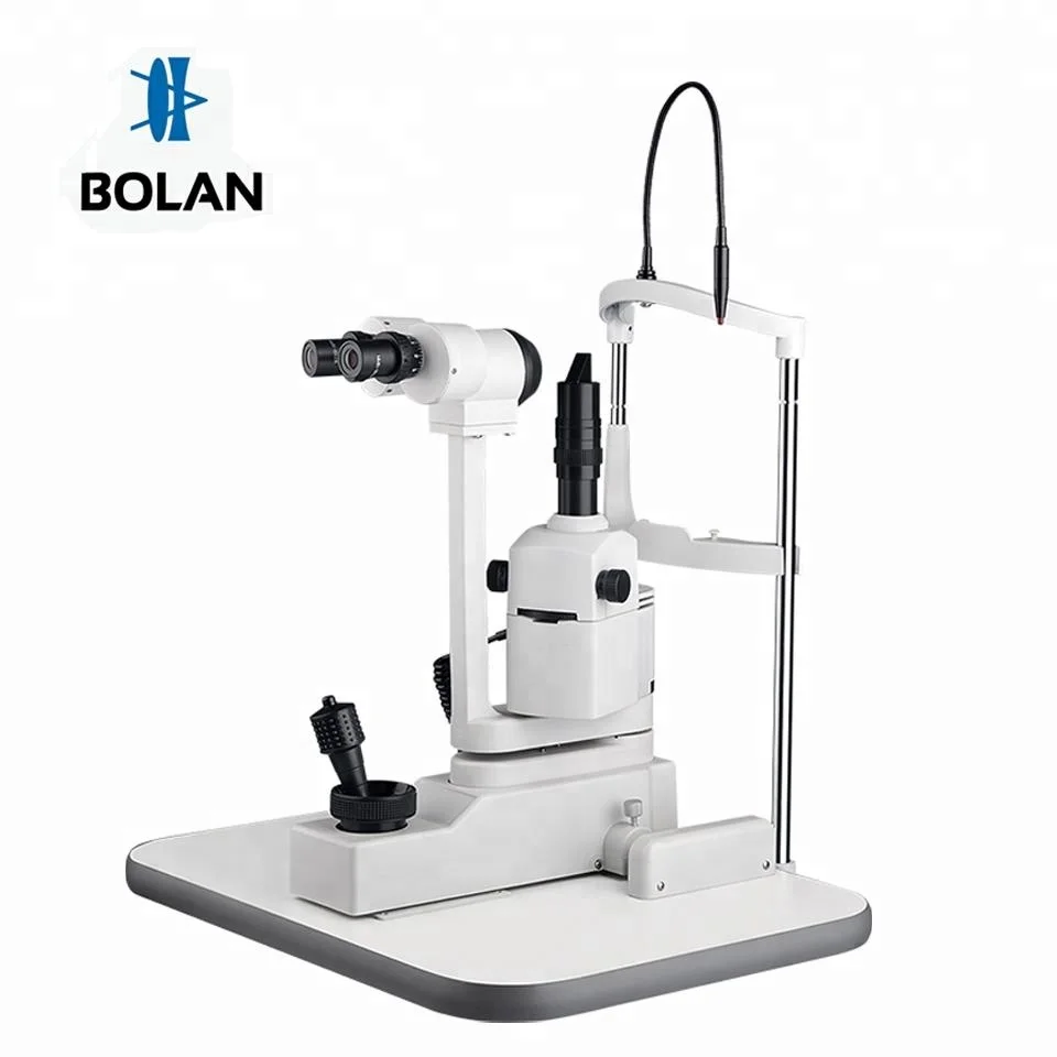Китайский оптический и офтальмологическая щелевая лампа микроскоп со столом