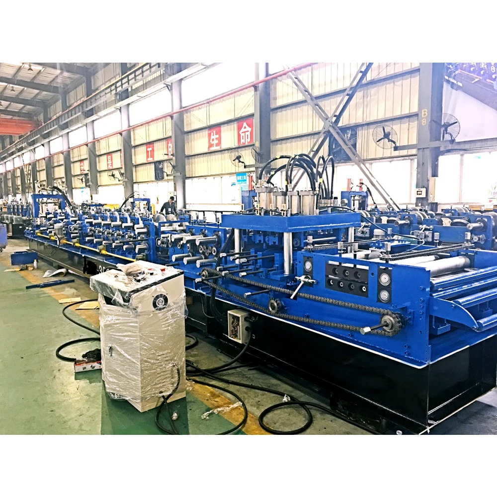 
Full-automatic C and Z purlin forming machine CZ profile steel roll former 