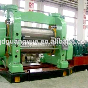rubber calender machine High accuracy two roll rubber calender machine , three roll rubber calender , four roll rubbercalendering