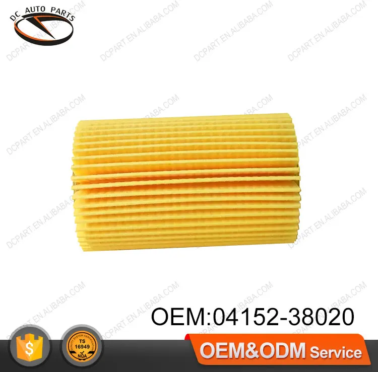 04152-38020 DC обеспечение Масляный фильтр для автомобилей для toyota
