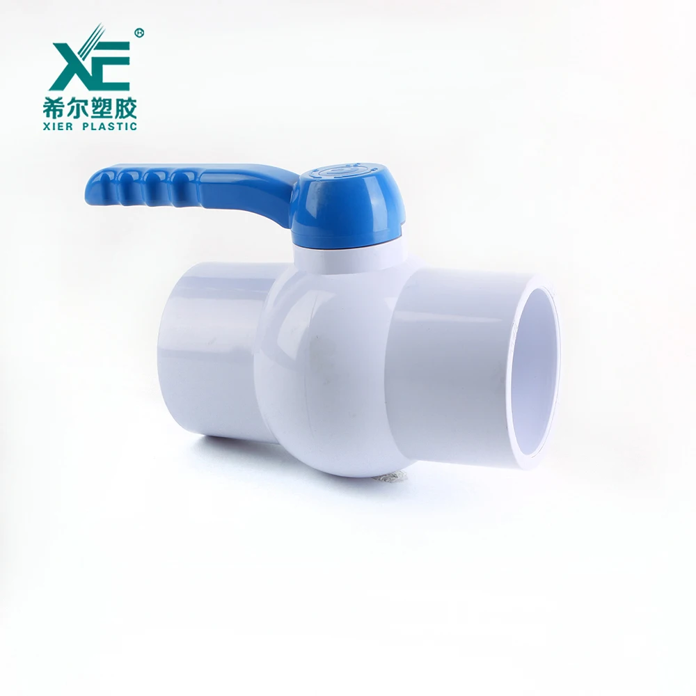China manufacturer good price plastic pvc compact water ball valve