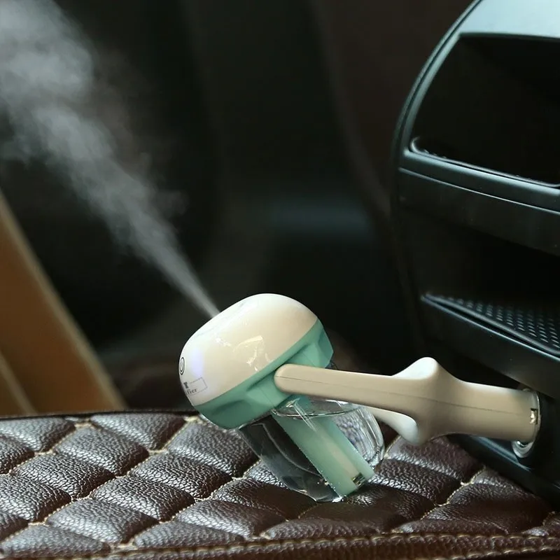 Mini Air Purifier Essential Oil Diffuser Mist Maker Fogger 12V Car Steam Air Humidifier car humidifier