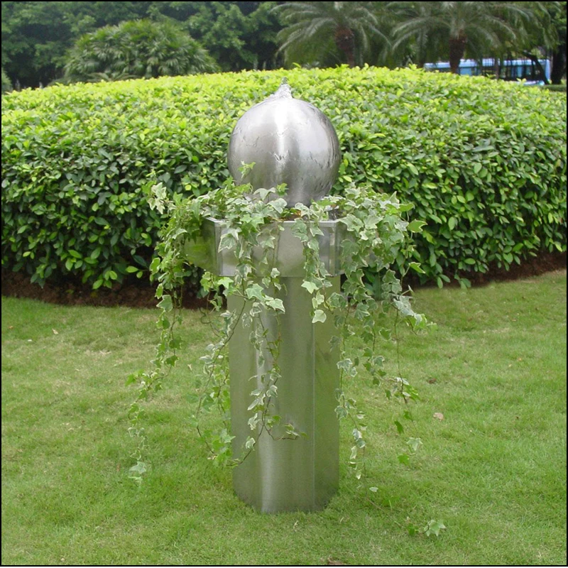Wall waterfall silver water mold garden decorative fountain outdoor fountain