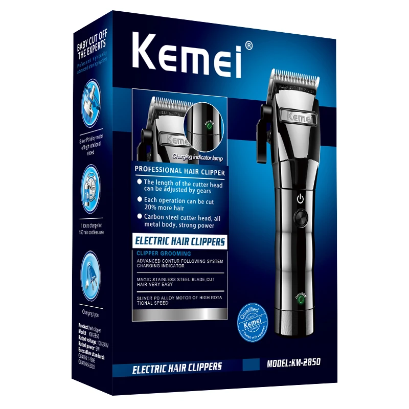 KM-2850 kemei hair clipper hair trimmer professional hair clipper Wholesale
