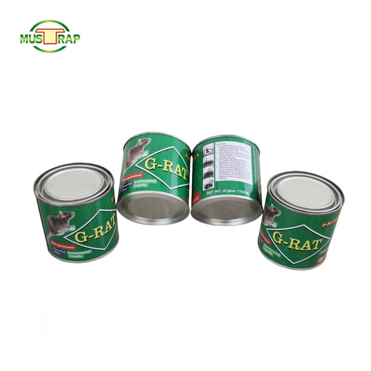 Sticky mouse glue tin can/ rat glue
