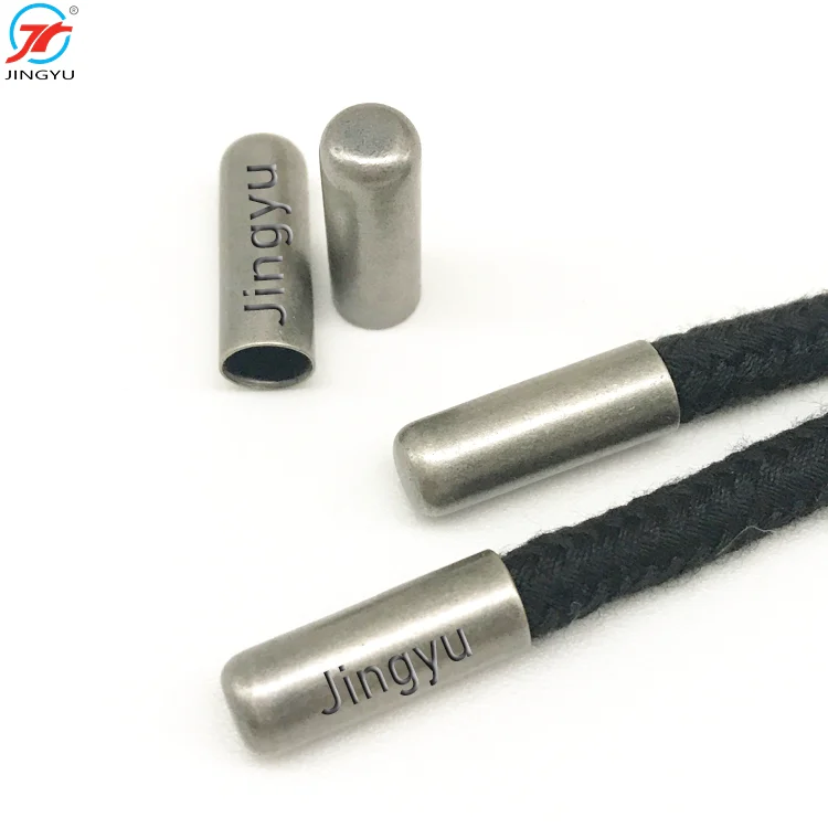 Custom Fashion Hoodie Metal Drawstring Cord Lock Stopper For Garment