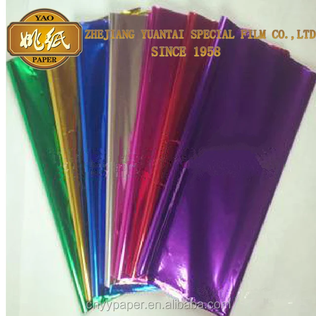 
Colorful Iridescent Cellophane Paper 