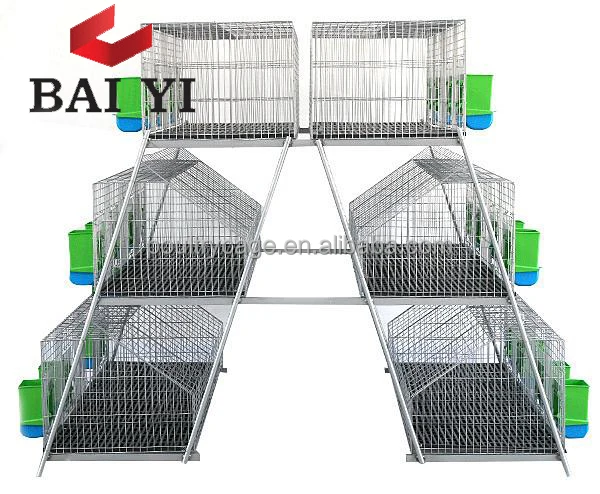Профессиональные производители, Легкая очистка, лучшие клетки для кроликов с выдвижным лотком (тип H & A, оптовая продажа, хорошее качество)