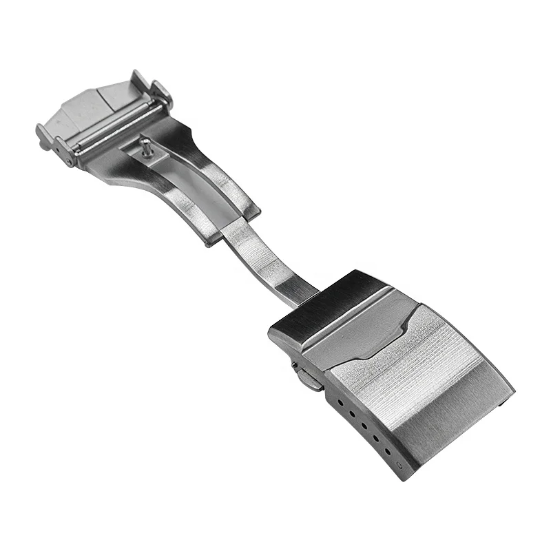 V-образная застежка с двойной кнопкой, застежка для часов для дайвинга 22 мм