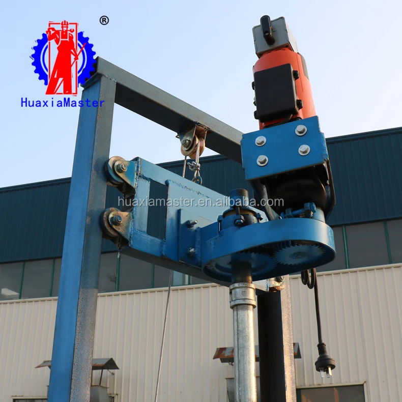In Stock 4KW Collapsible Electric Water Well Drilling Rig Water Borehole Drilling Machine For Sale