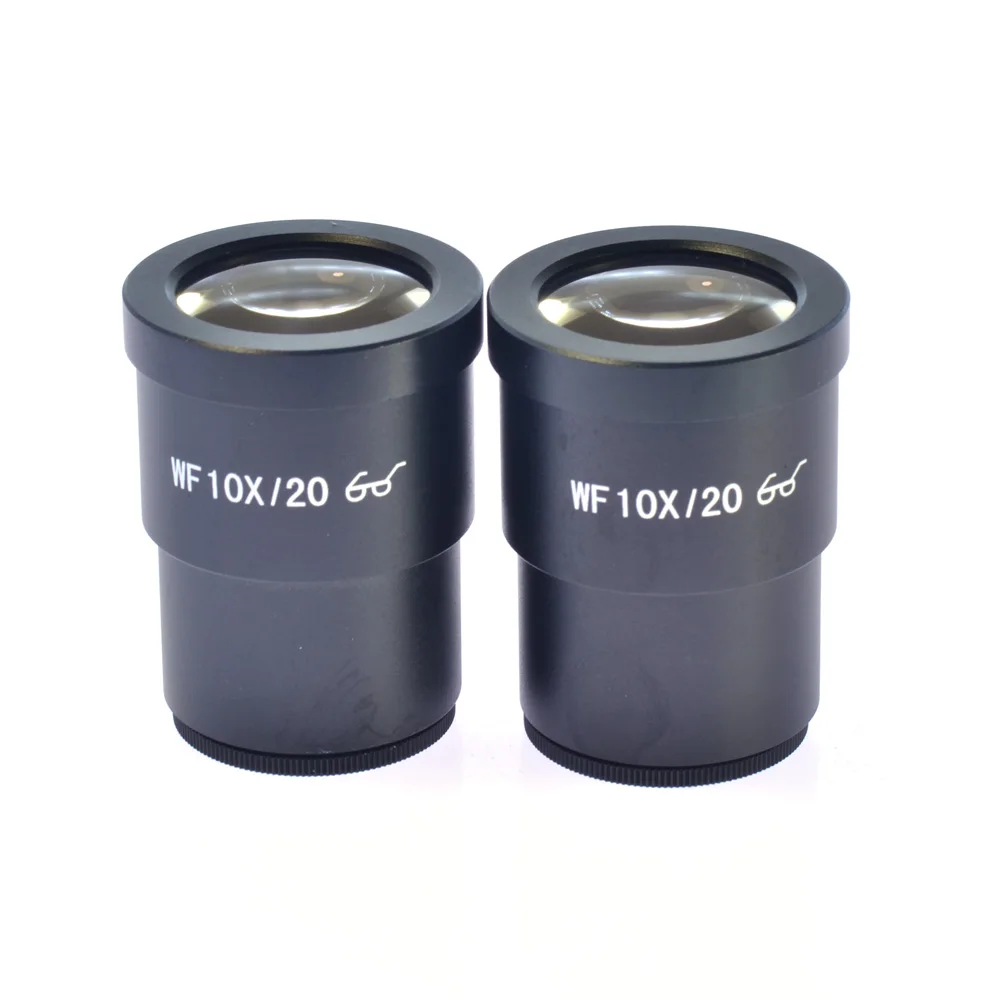 HAYEAR Simul-focal 7X-45X Trinocular Zoom Stereo Microscope Head Simul-focal Industrial Microscope WF10X 20mm Eyepiece Lens