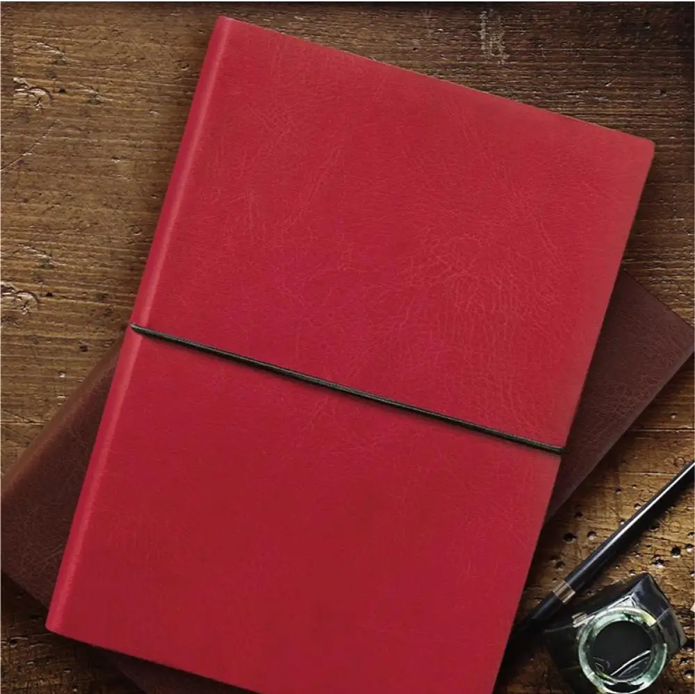 Personal planner loose-leaf office notebook direct selling a5 custom notepads with pen clip