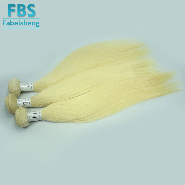
FBS Grade 12A wholesale best quality human hair blonde color 613 straight hiar fast shipping human hair 