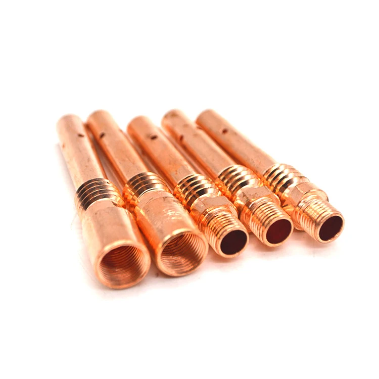 China manufacturer MIG Welding Accessory Brass CO2 200A 350A welding copper contact tips holder
