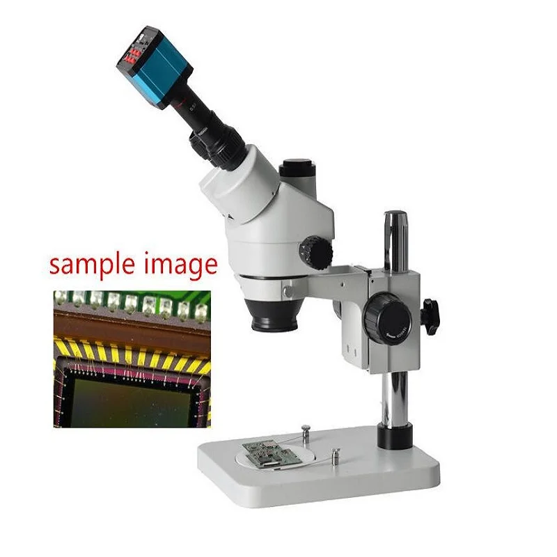 14MP HD HDMI-Compatible USB industrial camera trinocular stereo microscope 0.5x electronic eyepiece adapter industrial camera