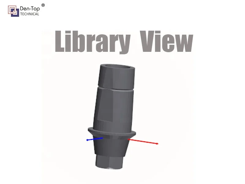 pre milled interface titanium base for implant system