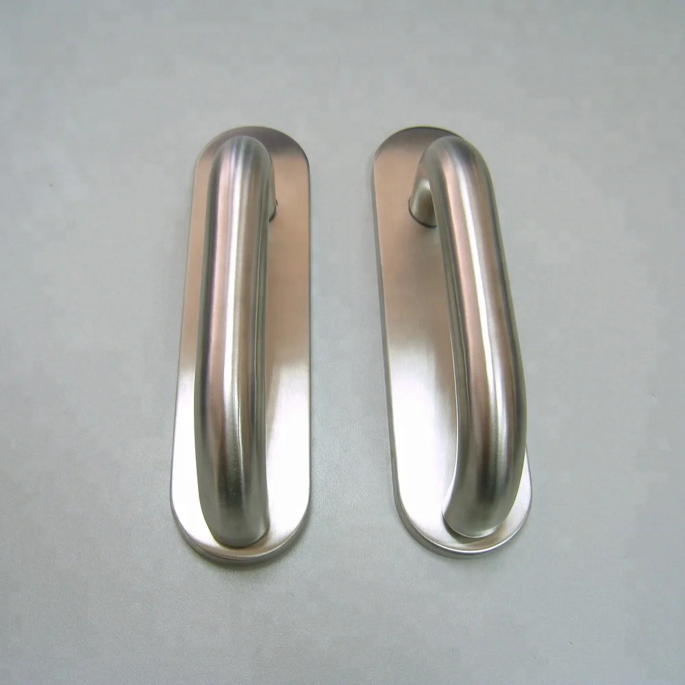 Modern SUS304 Door Handle Lock Set ,With Rose or Plate