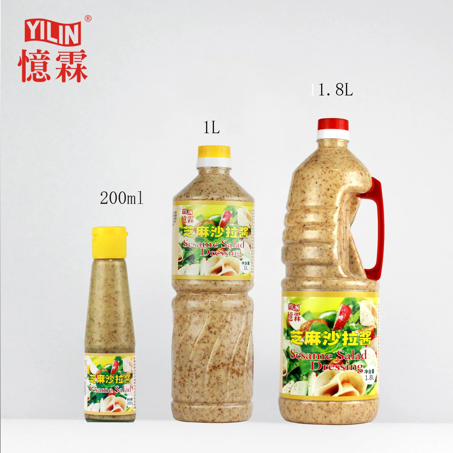 1.8L Japanese sesame salad dressing Goma salad dressing sauce with low factory price