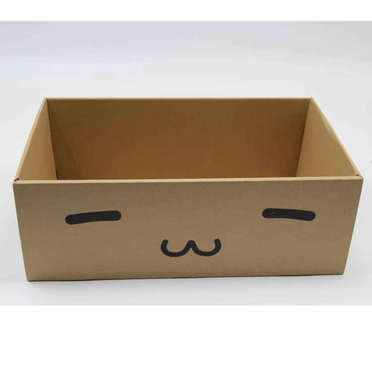 cute hideout box inside house cat scratcher corrugated cardboard