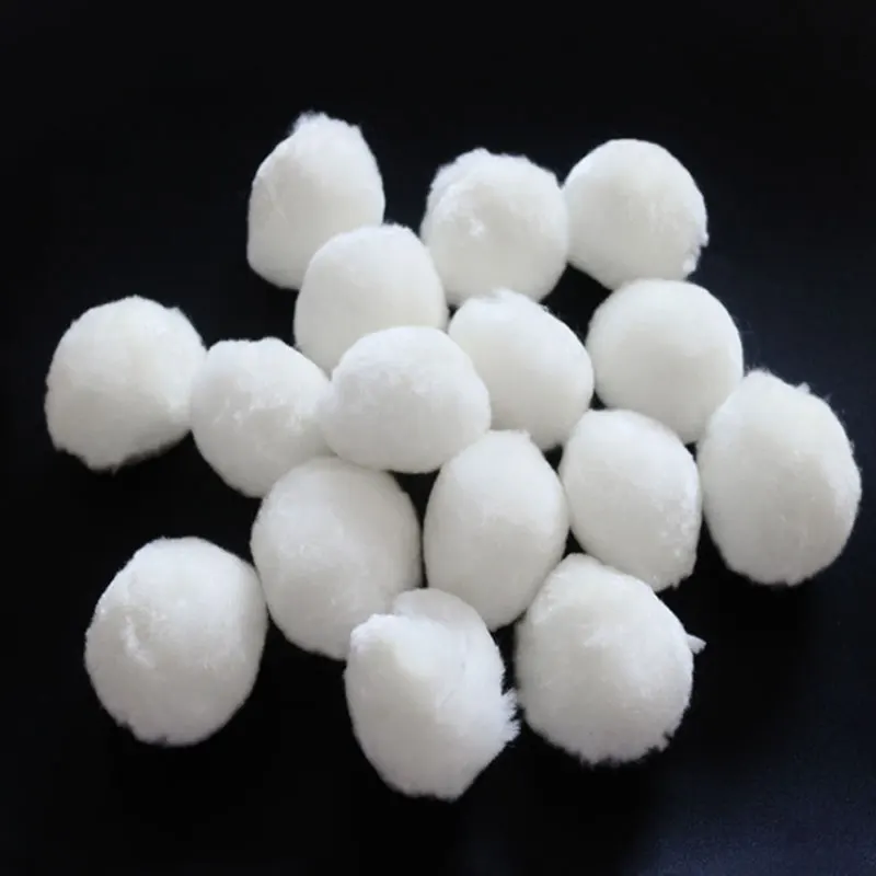 
High quality fiber ball filter media sample 
