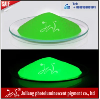 Colorful inorganic fluorescent pigment powder for paint